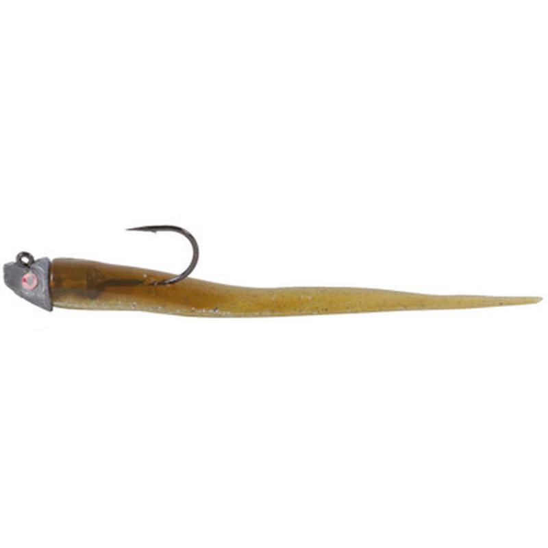 Al Gags EEL34 Whip-It Eel Lure 6in 09 Olive Cream